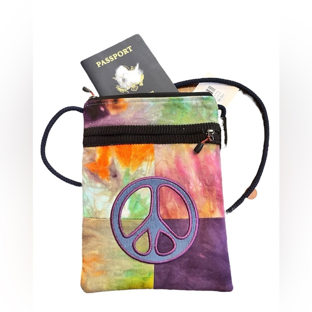 Bohemian Tie-Dye and Embroidered Velvet Crossbody Bags Bundle NWT - Picture 8 of 9
